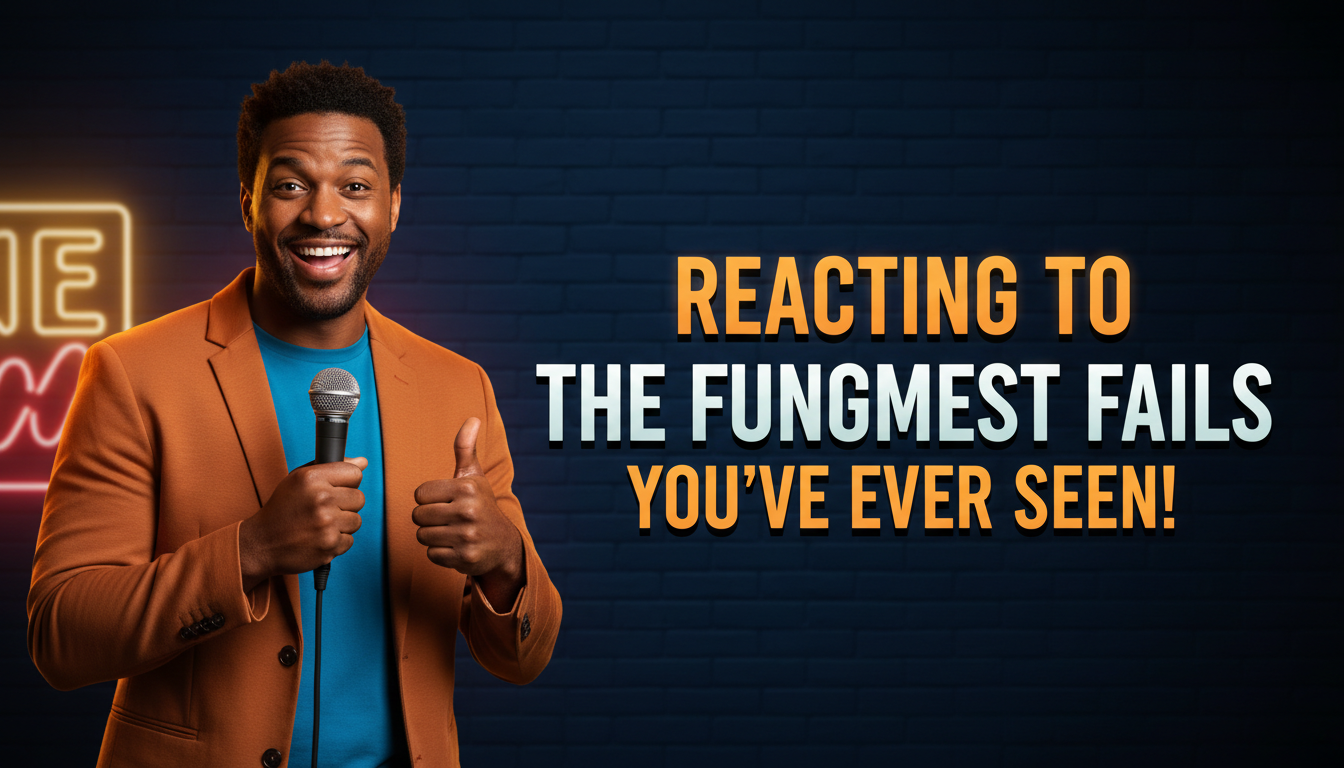 Comedy YouTube thumbnail design example — funny youtube thumbnail