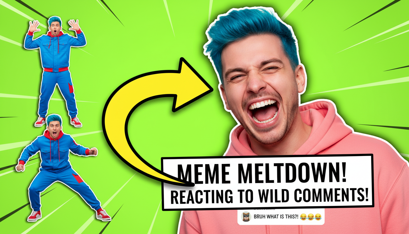 Stand-Up Comedy thumbnail example for comedy videos, AI generated
