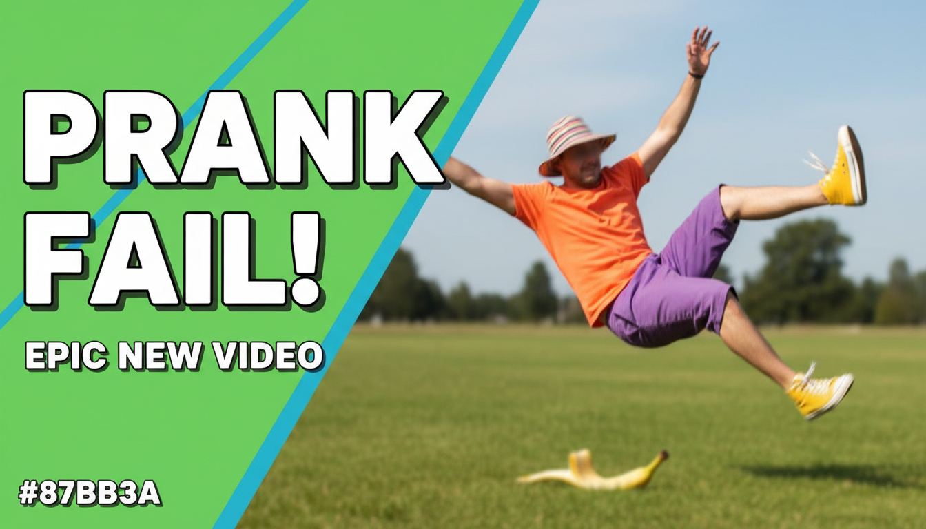 Sketch Comedy YouTube thumbnail style — Thumix Comedy maker