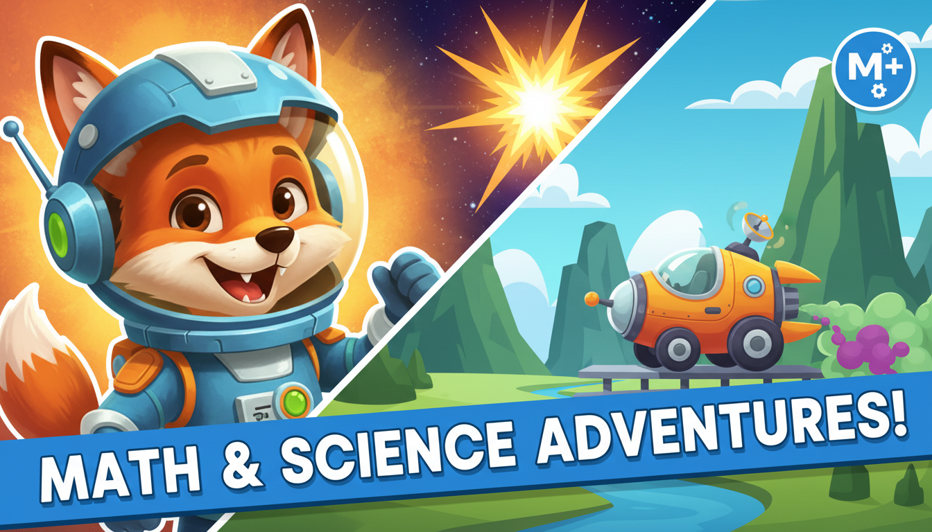 Math & Science YouTube thumbnail style — Thumix Education maker