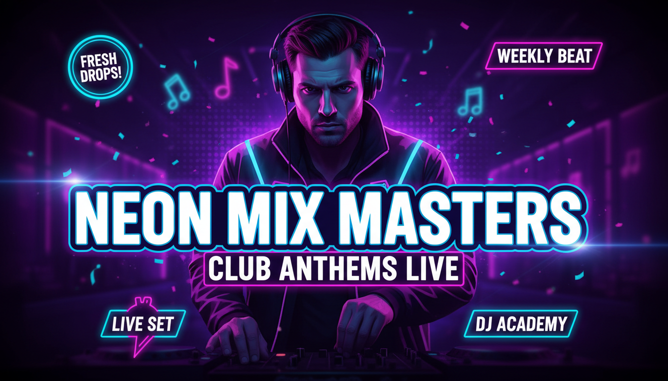 Music Production YouTube thumbnail design — Thumix AI