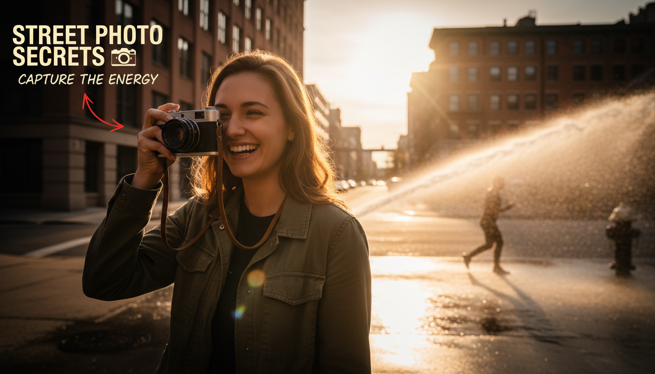 Portrait Photography thumbnail example for photography videos, AI generated