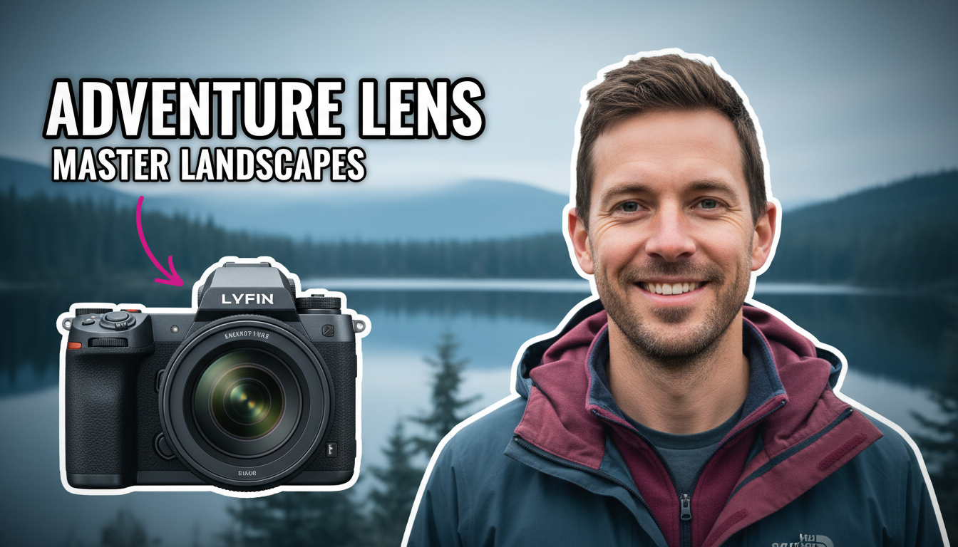 AI-generated Gear Reviews thumbnail for photography videos